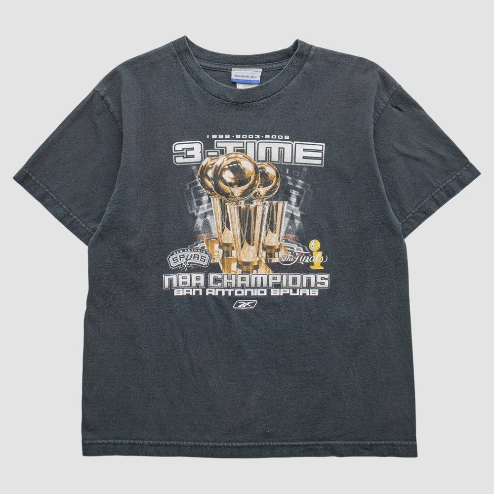 Gray San Antonio Spurs Reebok 2005 T-Shirt | NBA