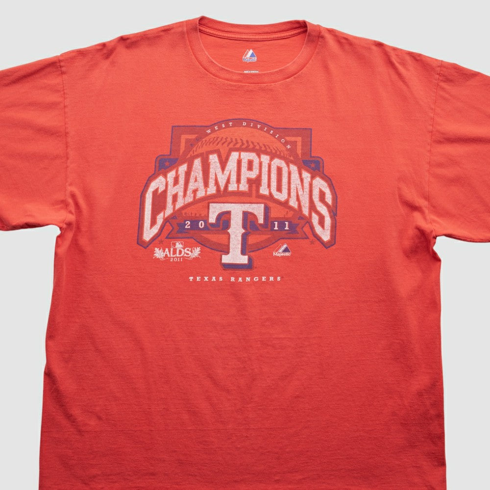 Texas Rangers Majestic 2011 T-Shirt - MLB T-shirts