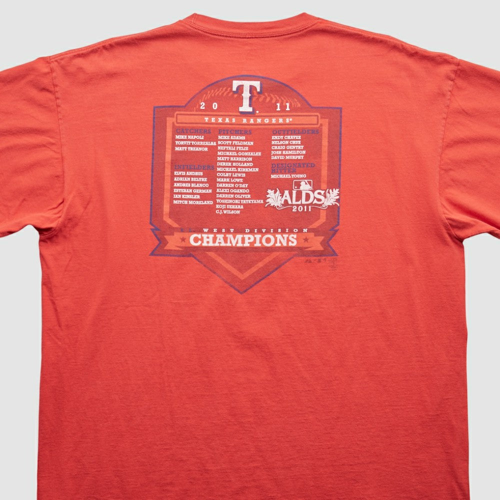 Texas Rangers Majestic 2011 T-Shirt - MLB T-shirts