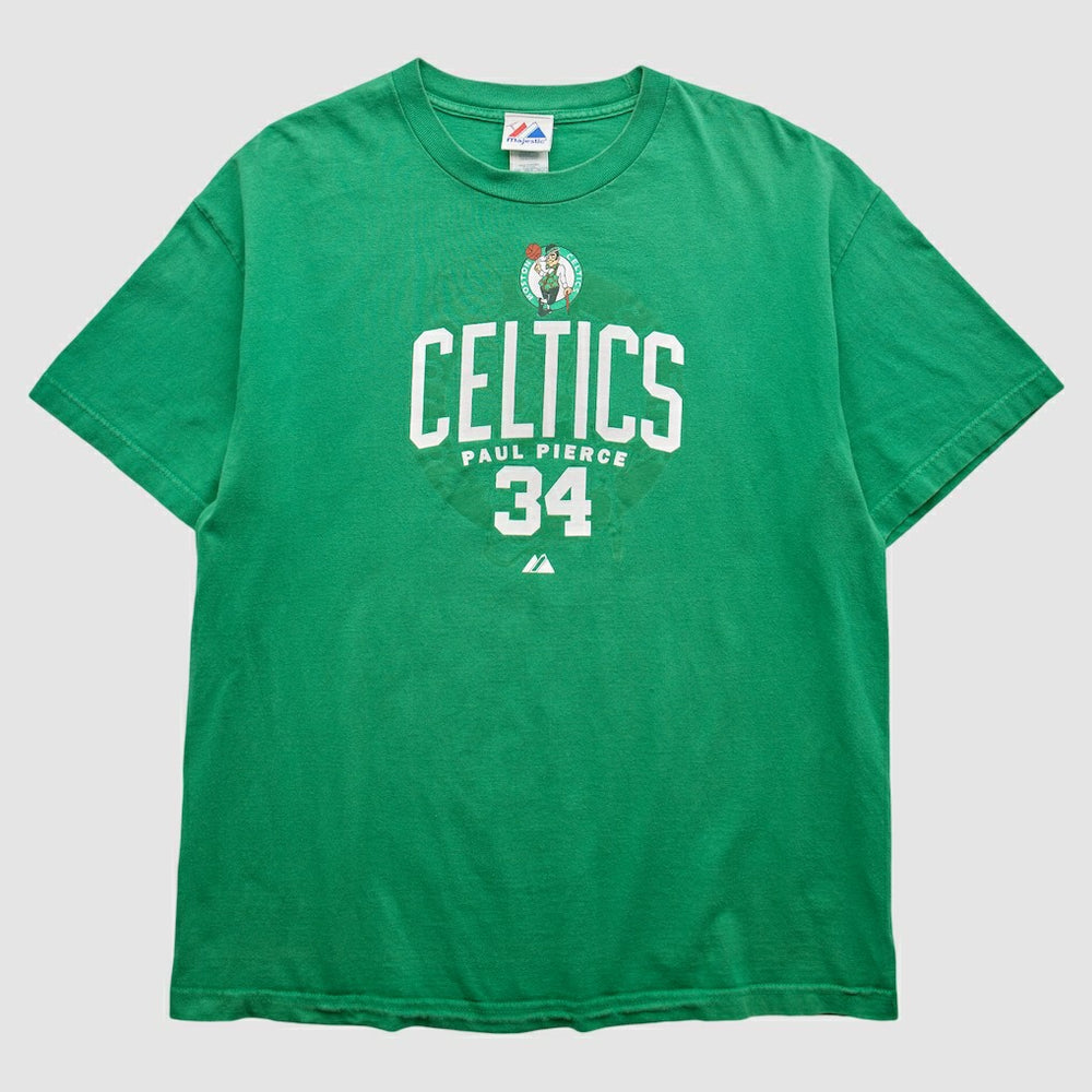 Green Boston Celtics Majestic 2000s T-Shirt | NBA