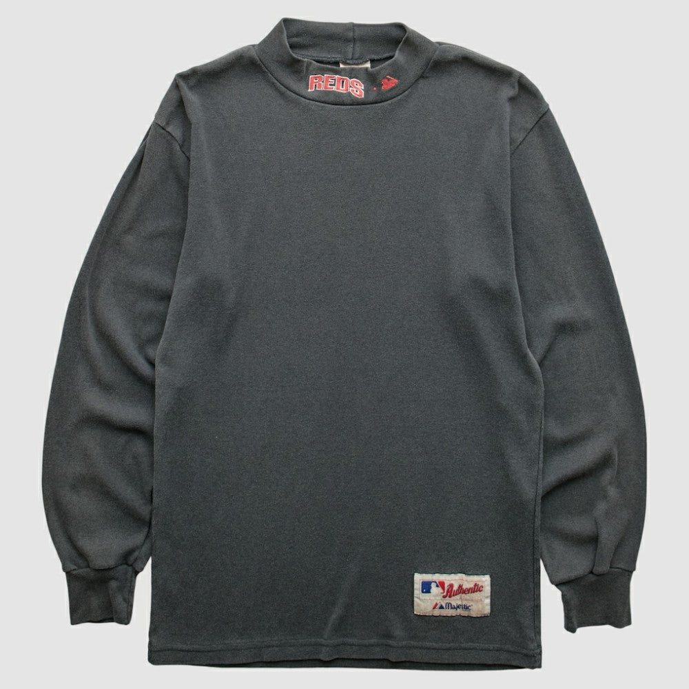 Cincinnati Reds Majestic 90s Pullover Sweatshirt - MLB Pullover
