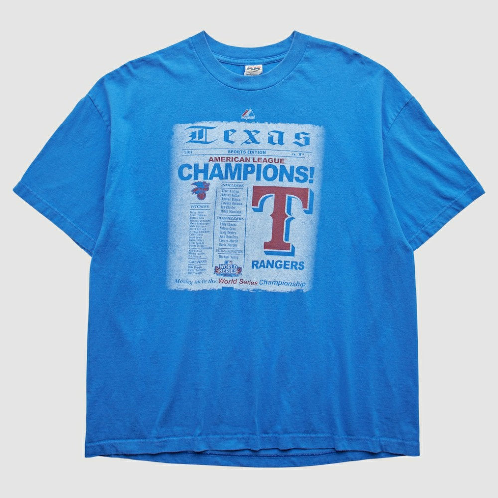 Texas Rangers Majestic 2011 T-Shirt - MLB T-shirts