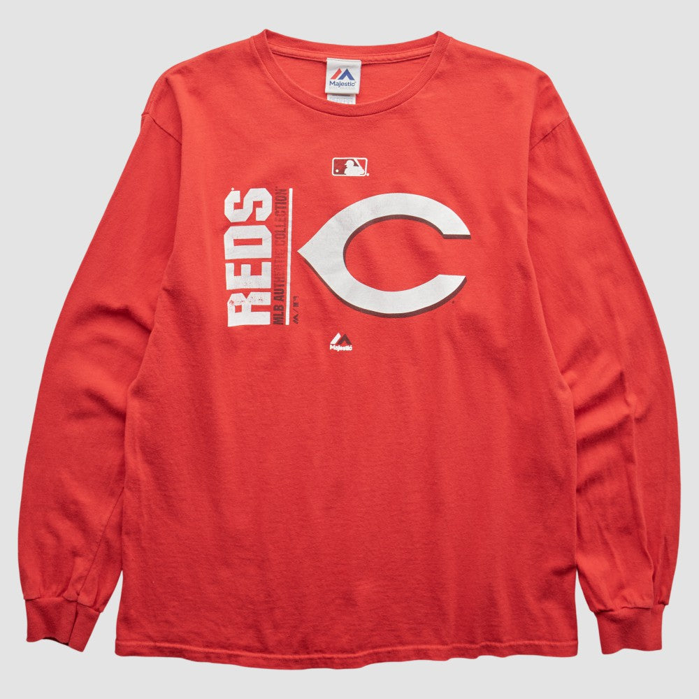 Cincinnati Reds Majestic 2000s T-Shirt - MLB T-shirts