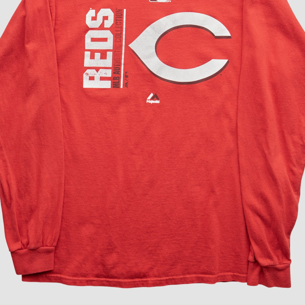 Cincinnati Reds Majestic 2000s T-Shirt - MLB T-shirts