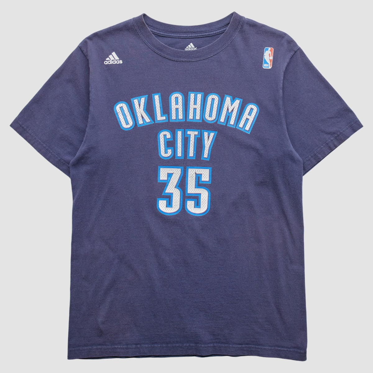 Navy Oklahoma City Thunder 2010s T-Shirt | NBA