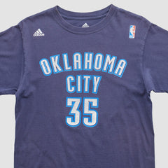 Navy Oklahoma City Thunder 2010s T-Shirt | NBA