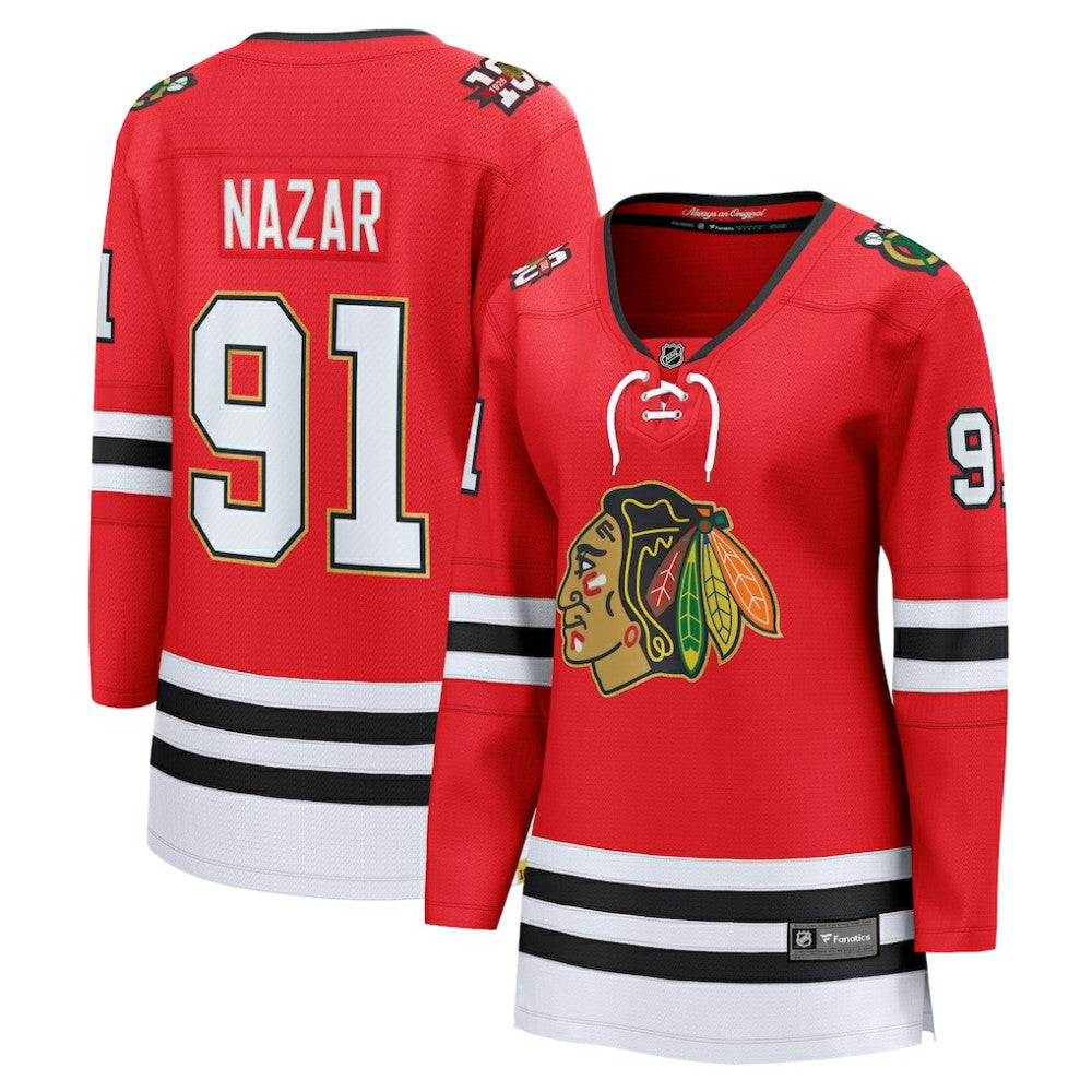 Frank Nazar Chicago Blackhawks Fanatics Women's Centennial Breakaway Player Jersey -  NHL Jerseys