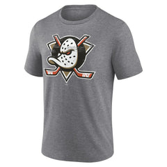 Anaheim Ducks Heritage Custom Tri-Blend T-Shirt -  NHL T-shirts