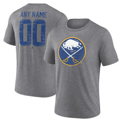 Buffalo Sabres Heritage Custom Tri-Blend T-Shirt -  NHL T-shirts
