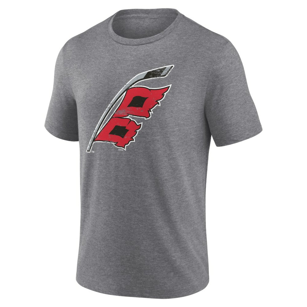 Carolina Hurricanes Heritage Custom Tri-Blend T-Shirt -  NHL T-shirts
