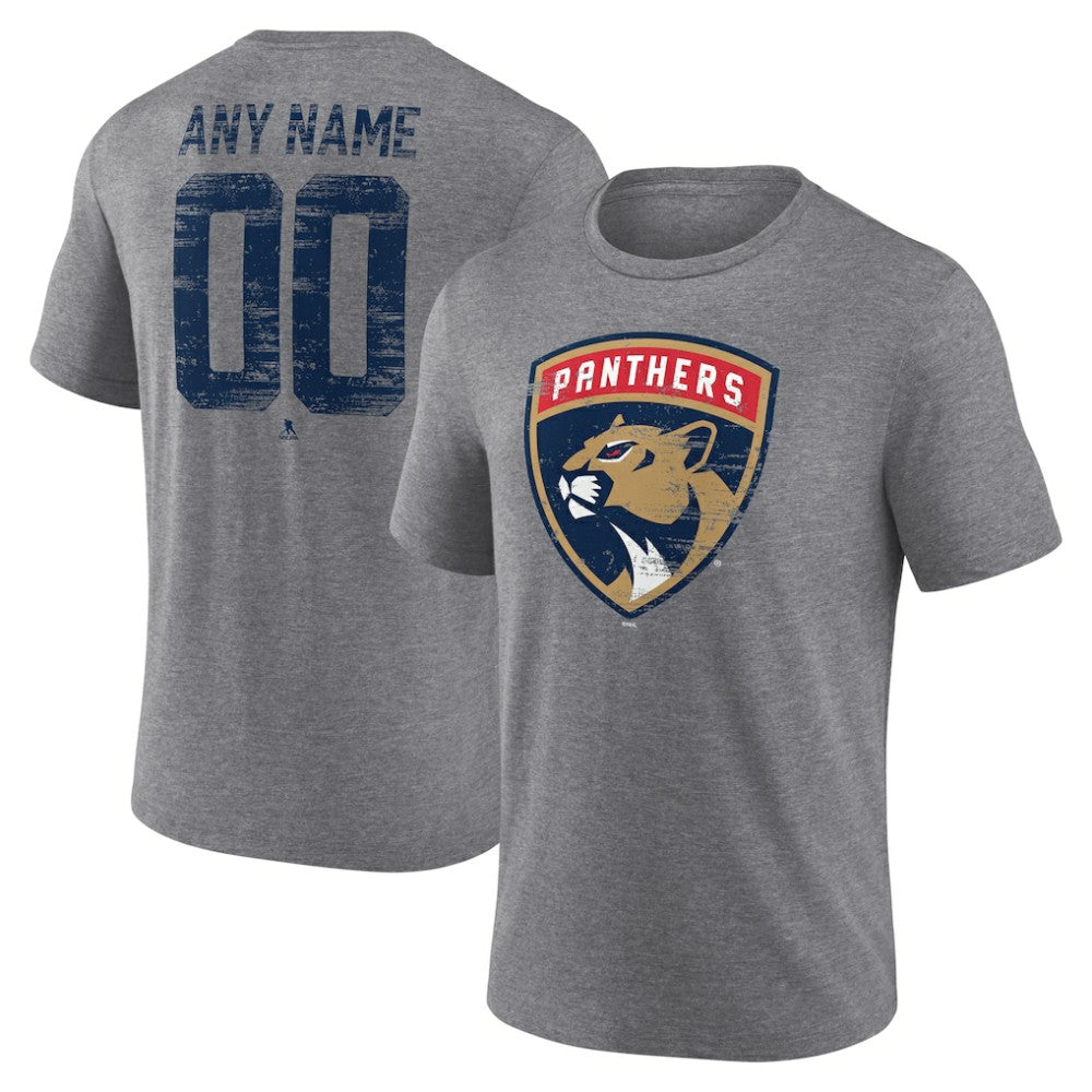 Florida Panthers Heritage Custom Tri-Blend T-Shirt -  NHL T-shirts