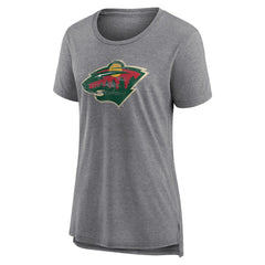 Minnesota Wild Women's Heritage Custom Tri-Blend T-Shirt -  NHL T-shirts