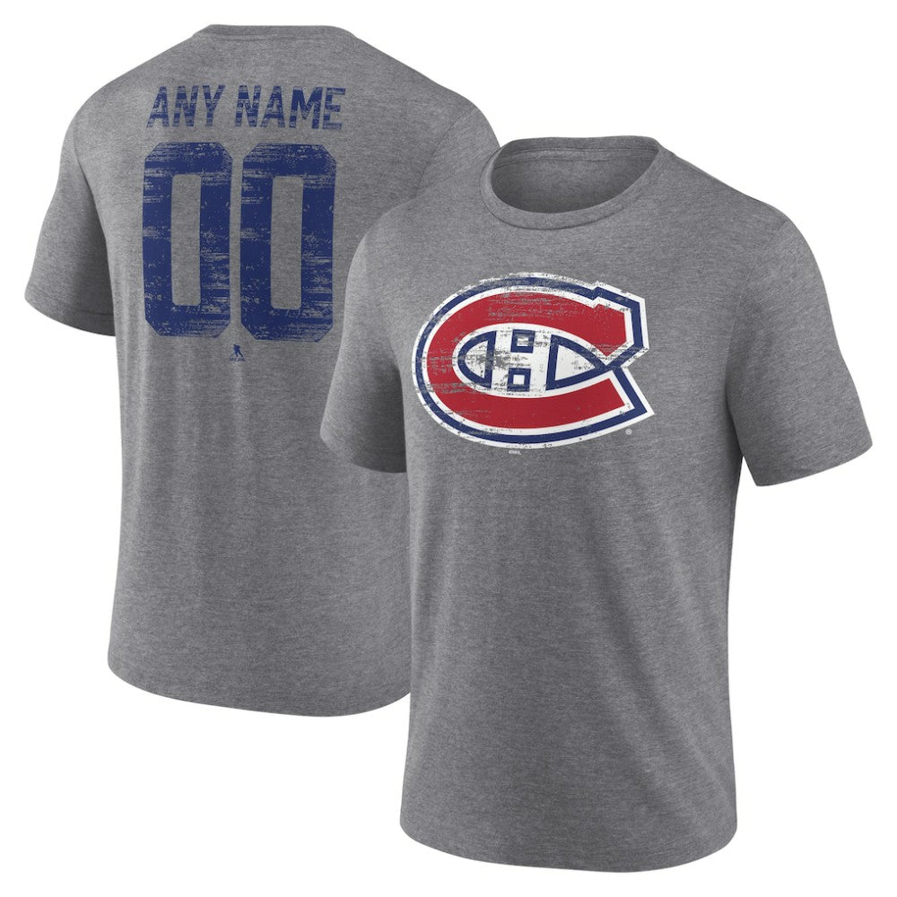 Montreal Canadiens Heritage Custom Tri-Blend T-Shirt -  NHL T-shirts