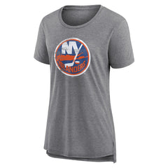 New York Islanders Women's Heritage Custom Tri-Blend T-Shirt -  NHL T-shirts