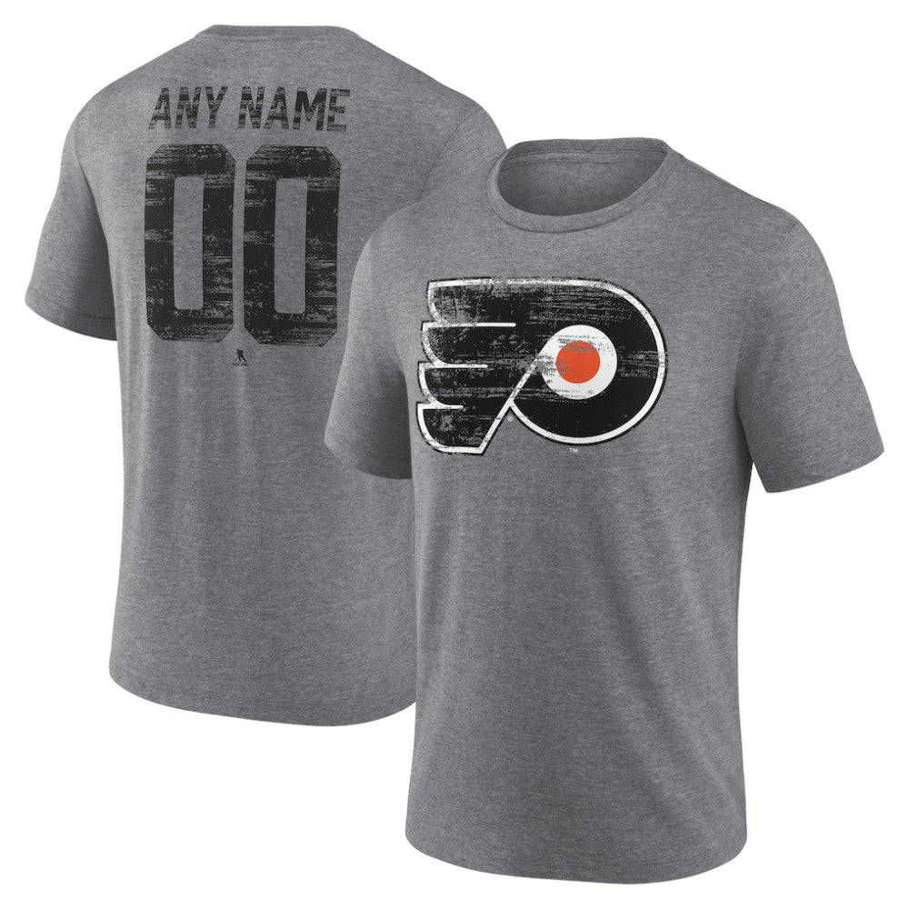 Philadelphia Flyers Heritage Custom Tri-Blend T-Shirt -  NHL T-shirts