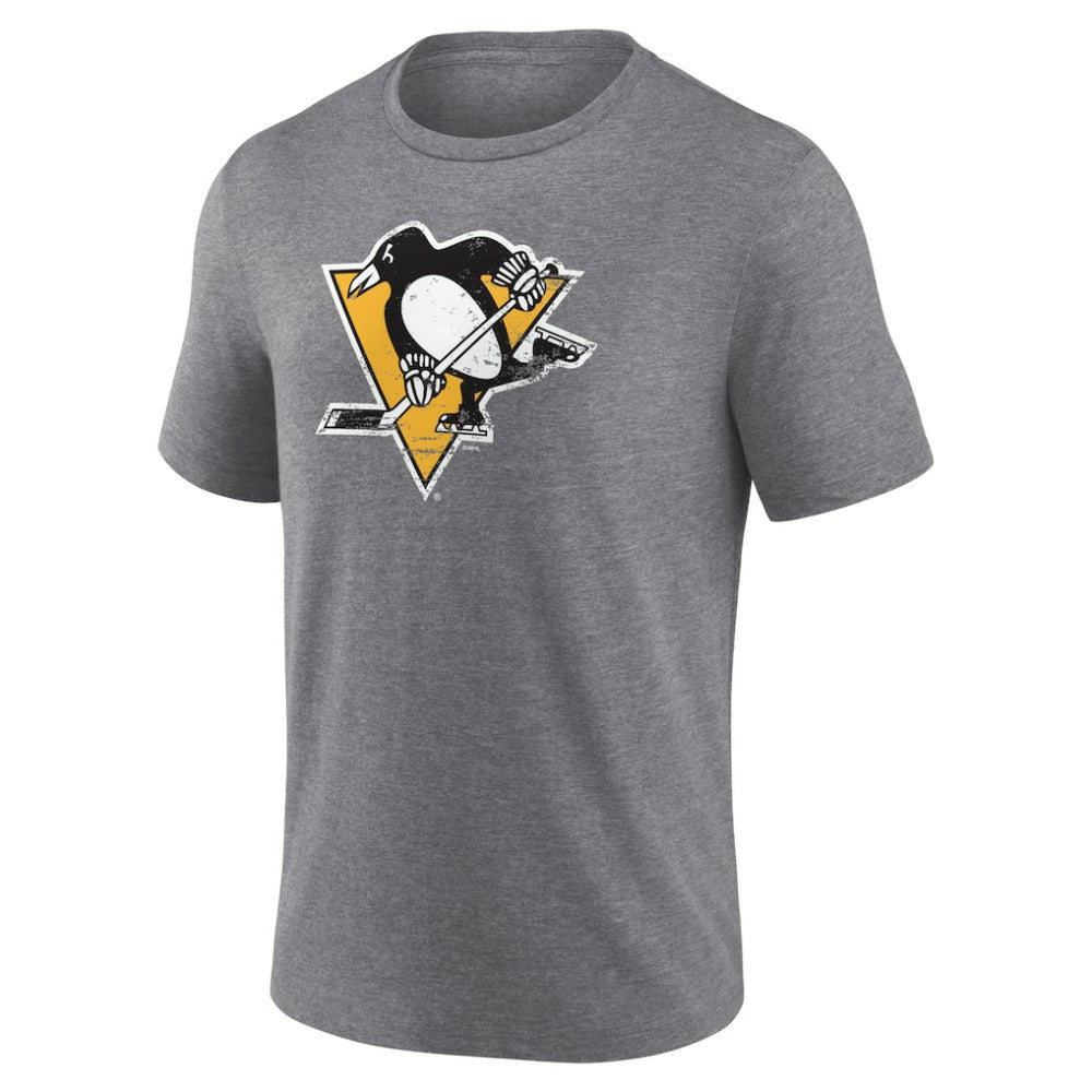 Pittsburgh Penguins Heritage Custom Tri-Blend T-Shirt -  NHL T-shirts
