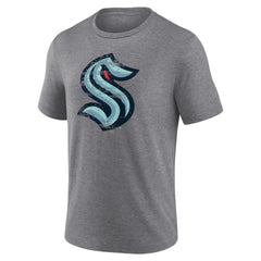 Seattle Kraken Heritage Custom Tri-Blend T-Shirt -  NHL T-shirts