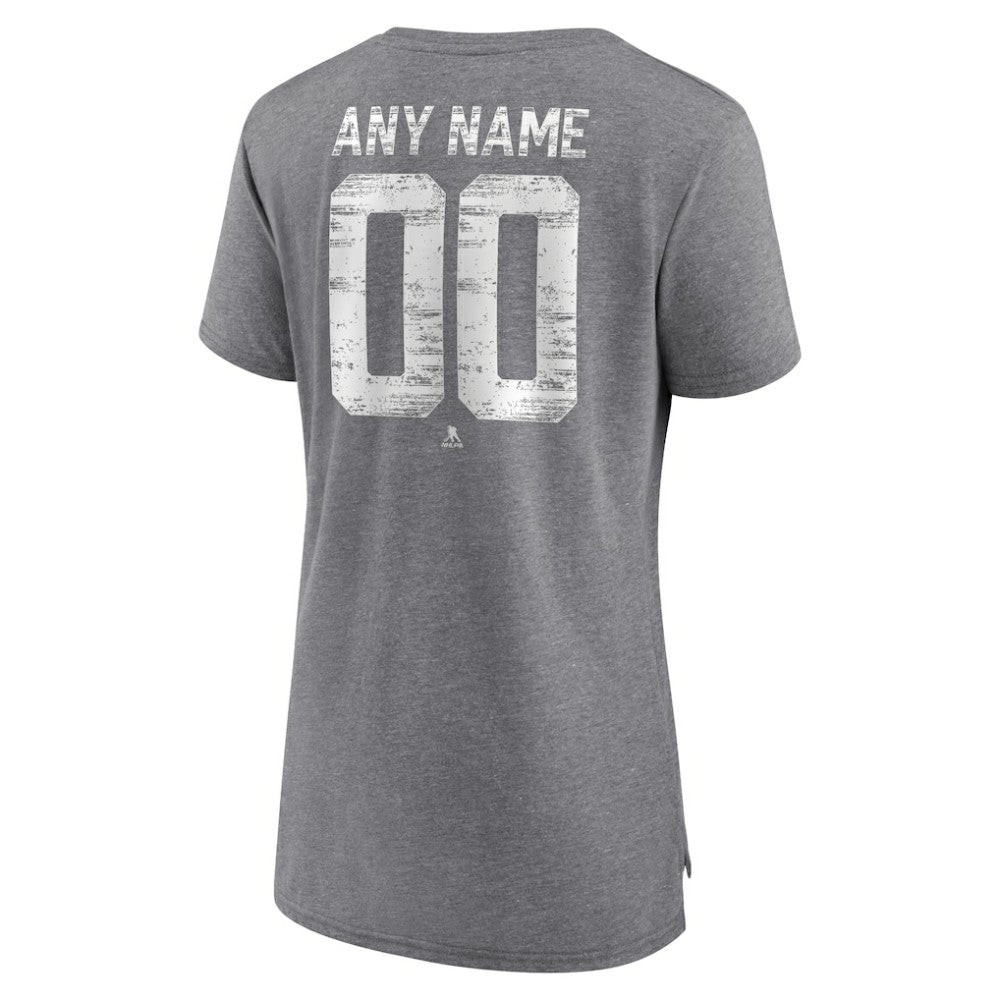 Tampa Bay Lightning Women's Heritage Custom Tri-Blend T-Shirt -  NHL T-shirts