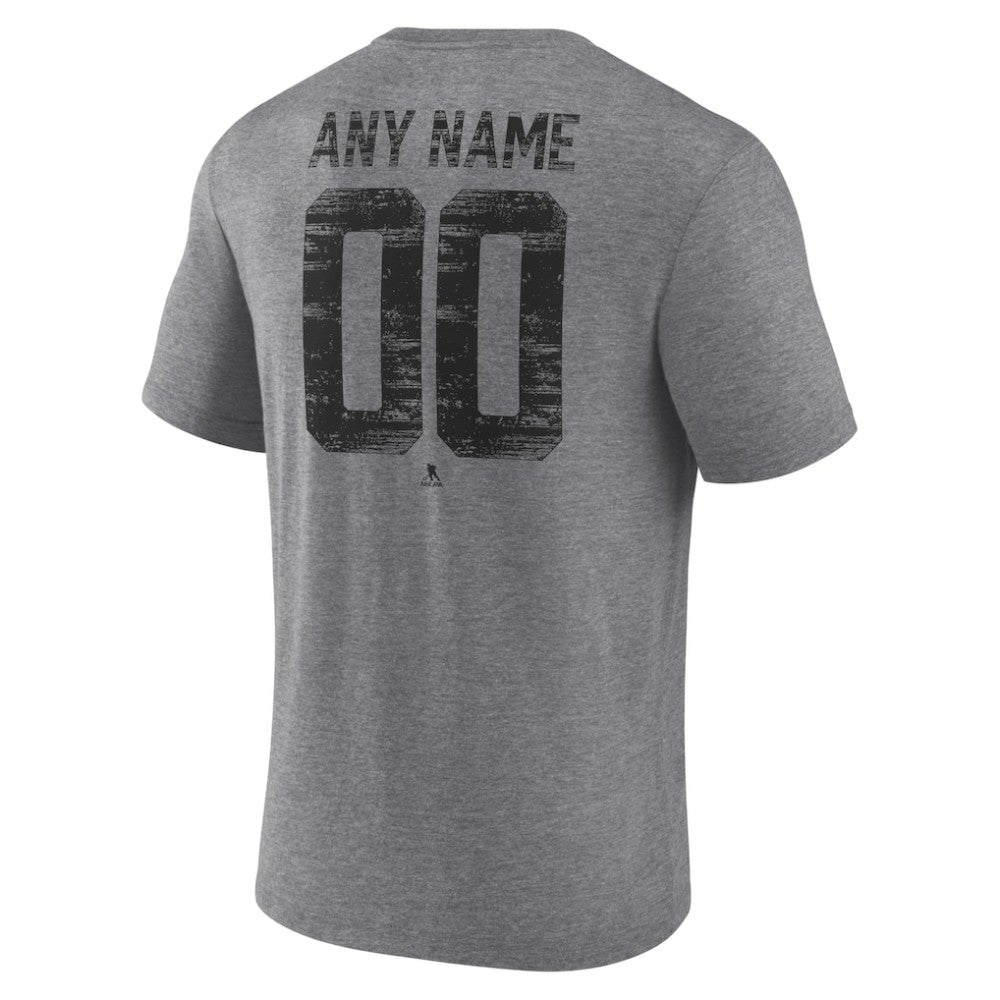 Utah Mammoth Heritage Custom Tri-Blend T-Shirt -  NHL T-shirts