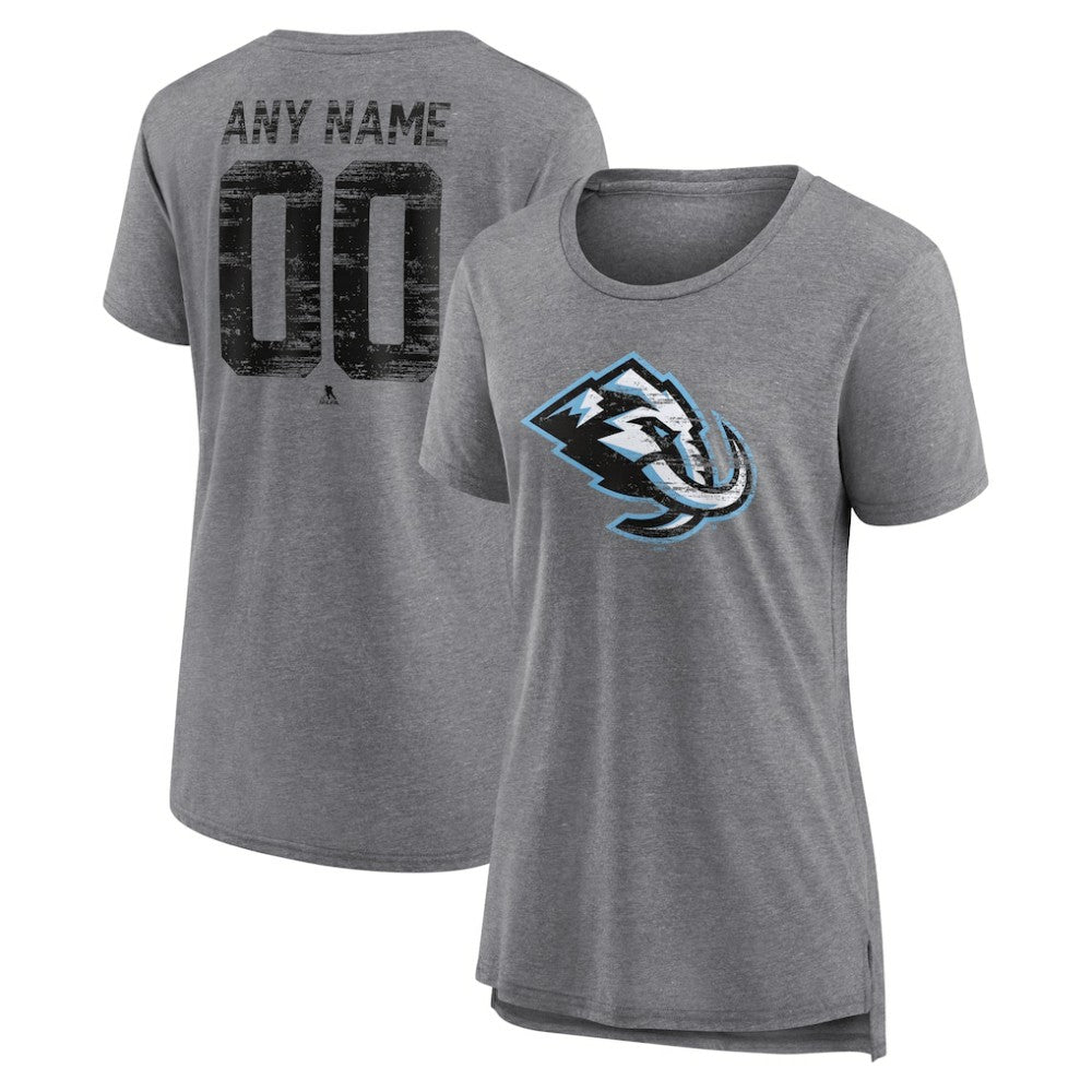 Utah Mammoth Women's Heritage Custom Tri-Blend T-Shirt -  NHL T-shirts