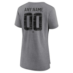 Utah Mammoth Women's Heritage Custom Tri-Blend T-Shirt -  NHL T-shirts