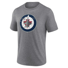 Winnipeg Jets Heritage Custom Tri-Blend T-Shirt -  NHL T-shirts