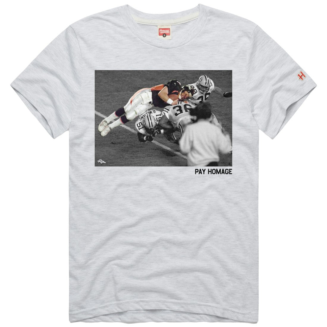 Denver Broncos John Elway  Homage Unisex Pay Homage Tri-Blend T-Shirt | NFL Sale