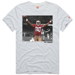 San Francisco 49ers Jerry Rice  Homage Unisex Pay Homage Tri-Blend T-Shirt | NFL New