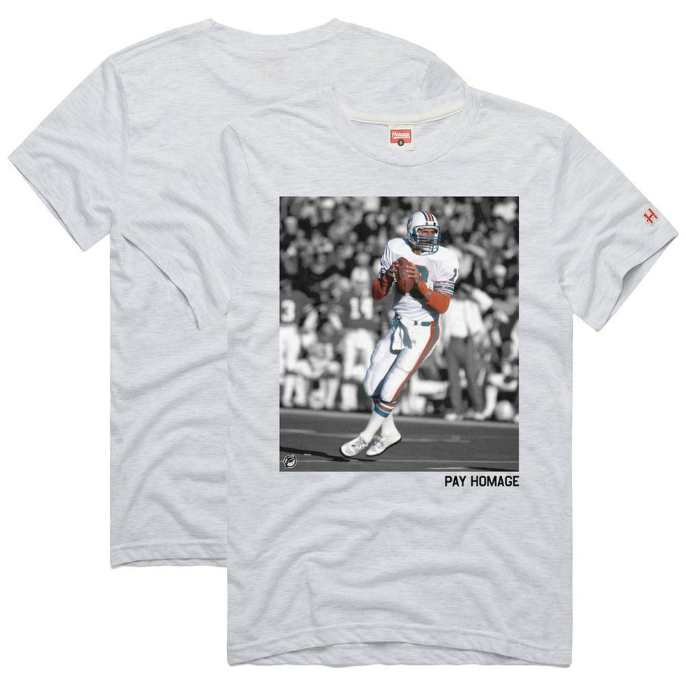 Miami Dolphins Dan Marino  Homage Unisex Pay Homage Tri-Blend T-Shirt | NFL On sale