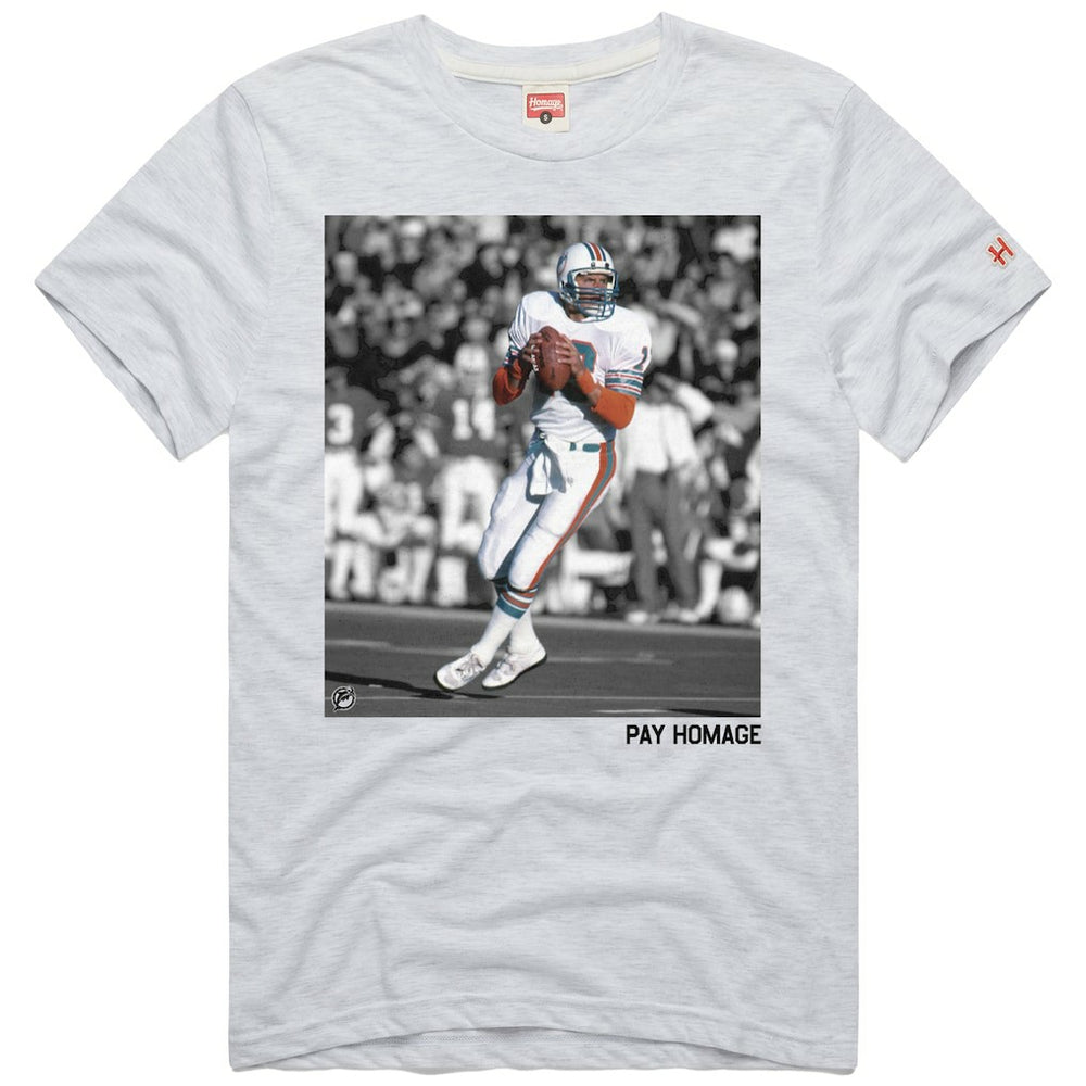 Miami Dolphins Dan Marino  Homage Unisex Pay Homage Tri-Blend T-Shirt | NFL On sale
