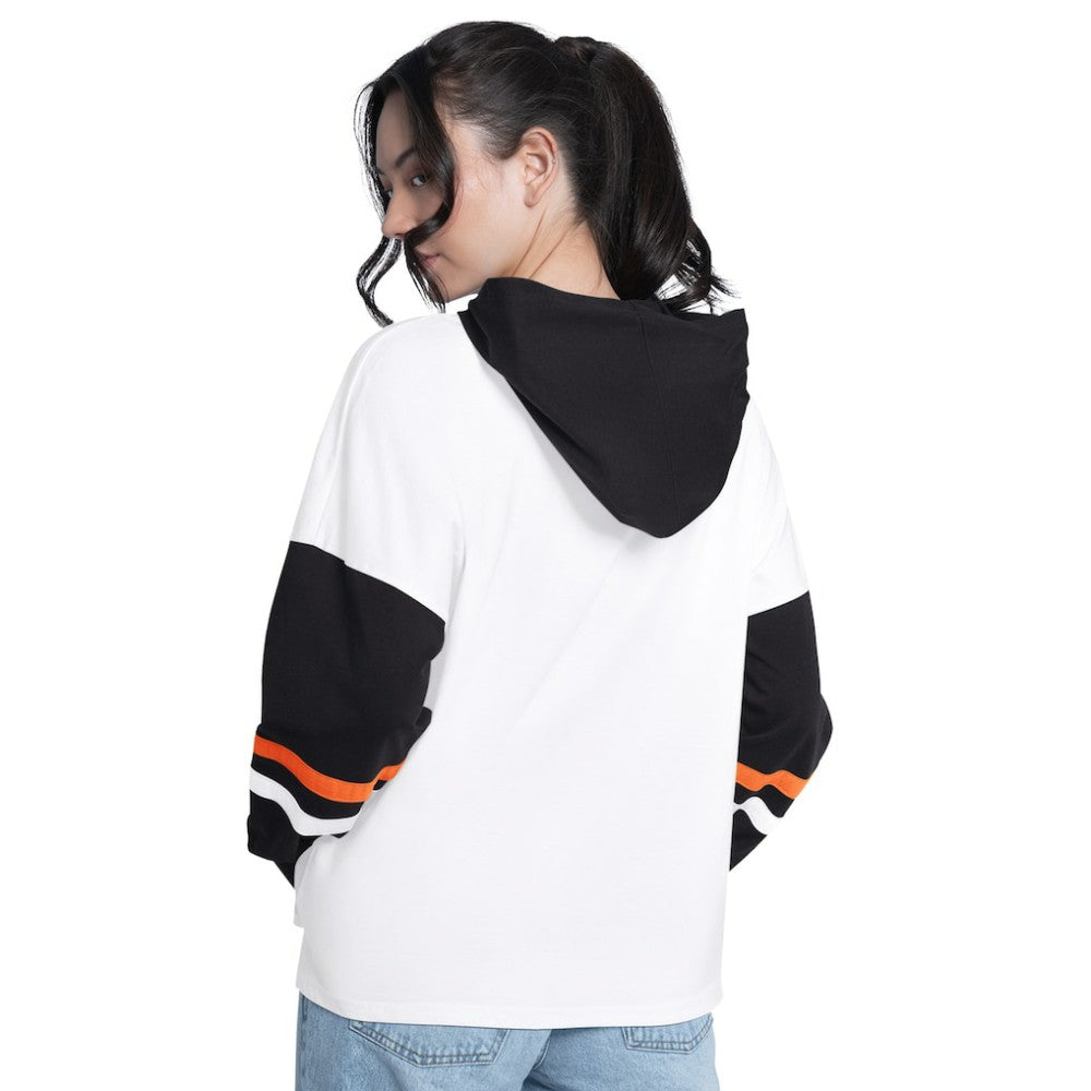 San Francisco Giants G-III 4Her by Carl Banks Women's Key Player Oversized Hooded Long Sleeve T-Shirt - MLB T-shirts
