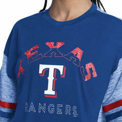 Texas Rangers G-III 4Her by Carl Banks Women's Off-Season Oversized Top - MLB Tops