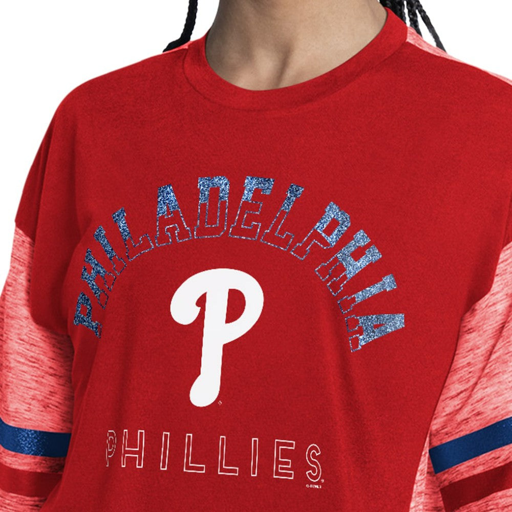 Philadelphia Phillies G-III 4Her by Carl Banks Women's Off-Season Oversized Top - MLB Tops
