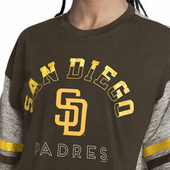 San Diego Padres G-III 4Her by Carl Banks Women's Off-Season Oversized Top - MLB Tops