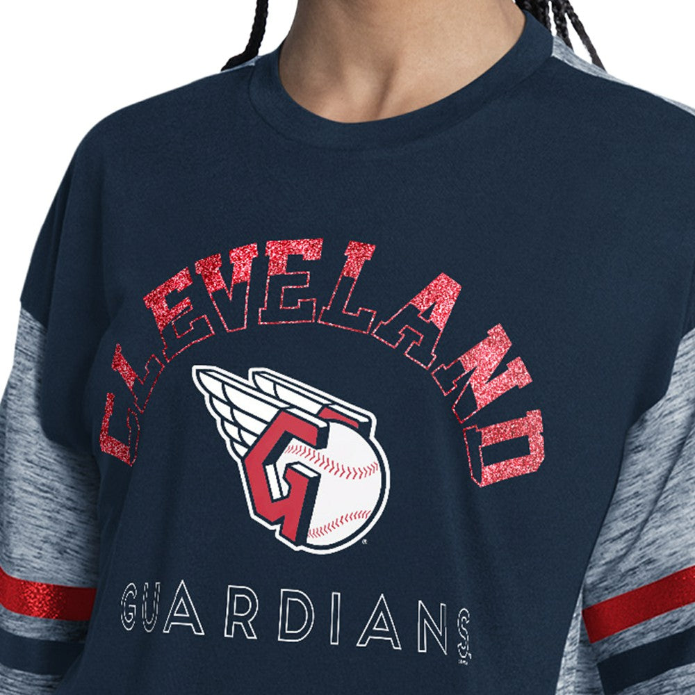 Cleveland Guardians G-III 4Her by Carl Banks Women's Off-Season Oversized Top - MLB Tops