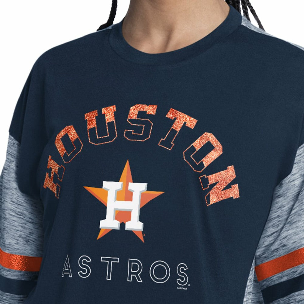 Houston Astros G-III 4Her by Carl Banks Women's Off-Season Oversized Top - MLB Tops