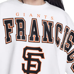 San Francisco Giants G-III 4Her by Carl Banks Women's Bleachers Cropped Pullover Sweatshirt - MLB Pullover