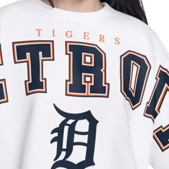 Detroit Tigers G-III 4Her by Carl Banks Women's Bleachers Cropped Pullover Sweatshirt - MLB Pullover