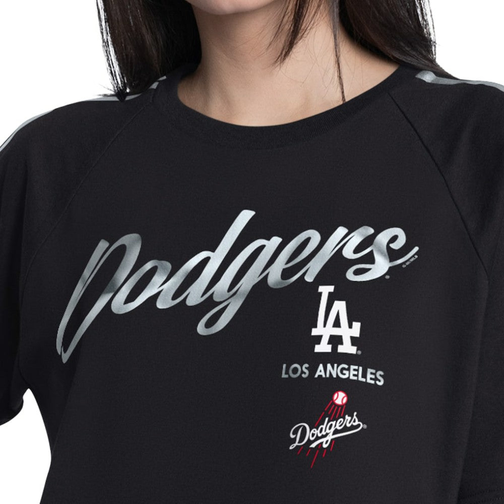 Los Angeles Dodgers G-III 4Her by Carl Banks Women's Classic Play Cropped T-Shirt - MLB T-shirts