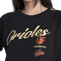 Baltimore Orioles G-III 4Her by Carl Banks Women's Classic Play Cropped T-Shirt - MLB T-shirts