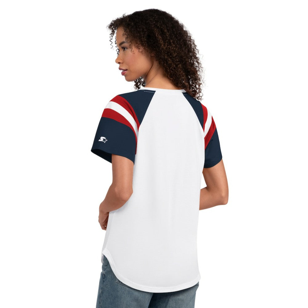 Atlanta Braves Starter Women's Game On Notch Neck T-Shirt - MLB T-shirts