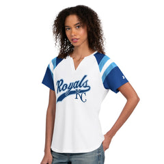 Kansas City Royals Starter Women's Game On Notch Neck T-Shirt - MLB T-shirts