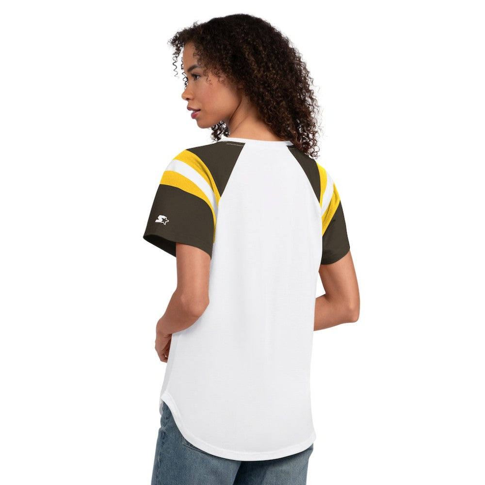 San Diego Padres Starter Women's Game On Notch Neck T-Shirt - MLB T-shirts