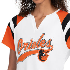 Baltimore Orioles Starter Women's Game On Notch Neck T-Shirt - MLB T-shirts