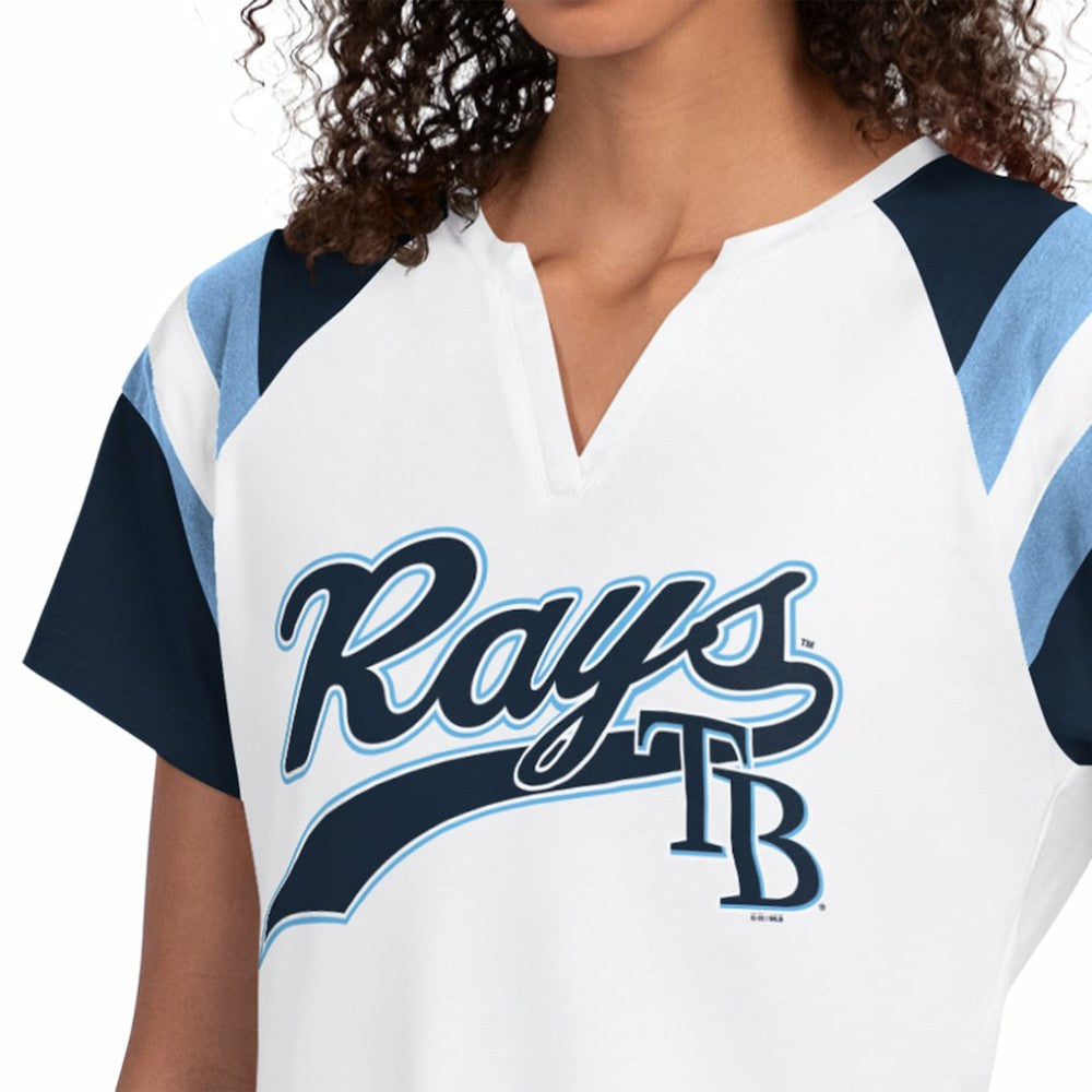 Tampa Bay Rays Starter Women's Game On Notch Neck T-Shirt - MLB T-shirts