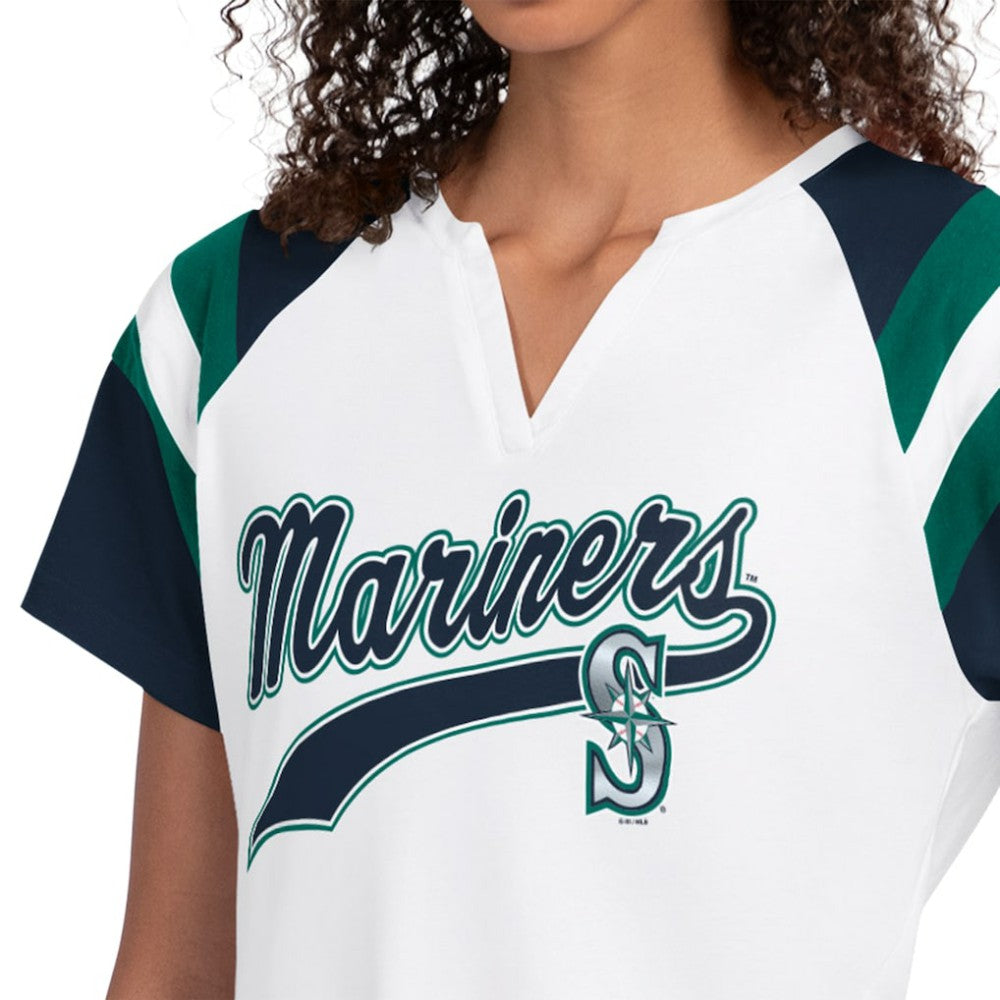 Seattle Mariners Starter Women's Game On Notch Neck T-Shirt - MLB T-shirts