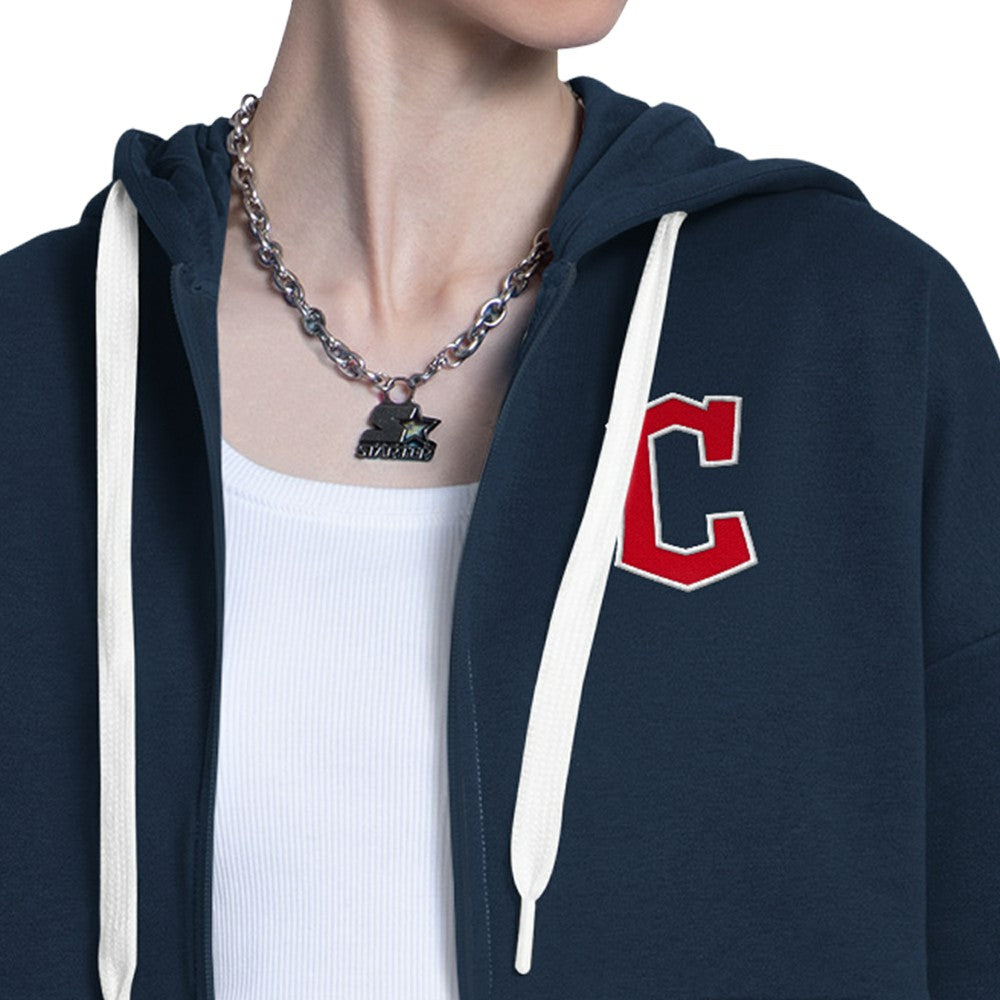 Cleveland Guardians Starter Women's Wishbone Full-Zip Hoodie - MLB Hoodies