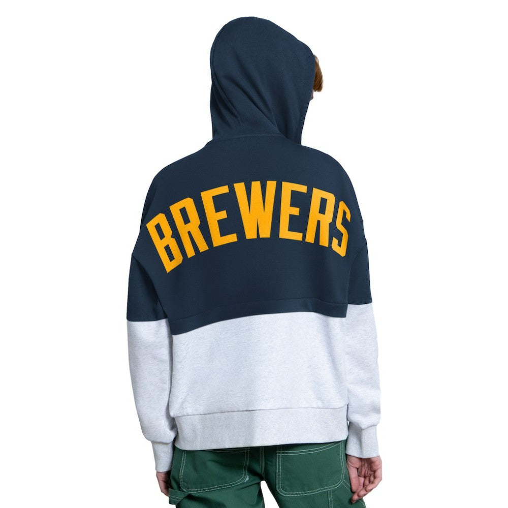 Milwaukee Brewers Starter Women's Wishbone Full-Zip Hoodie - MLB Hoodies