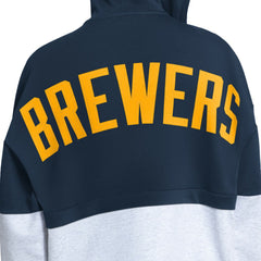 Milwaukee Brewers Starter Women's Wishbone Full-Zip Hoodie - MLB Hoodies