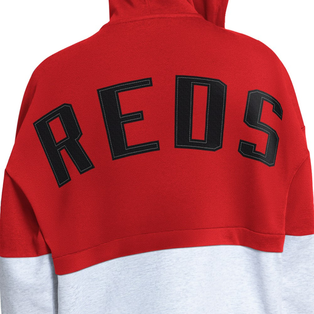 Cincinnati Reds Starter Women's Wishbone Full-Zip Hoodie - MLB Hoodies